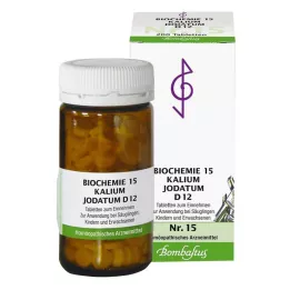 BIOCHEMIE 15 Kalium jodatum D 12 tabletter, 200 st