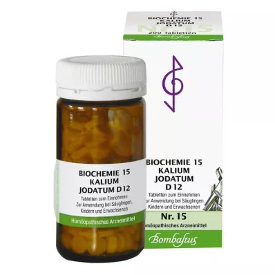 Biokemi 15 kaliumjodatum D 12 tabletter, 200 st Biokemi 15 kaliumjodatum D 12 tabletter, 200 st