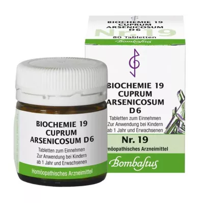 Biokemi 19 Cuprum arsenicosum D 6 tabletter, 80 st Biokemi 19 Cuprum arsenicosum D 6 tabletter, 80 st