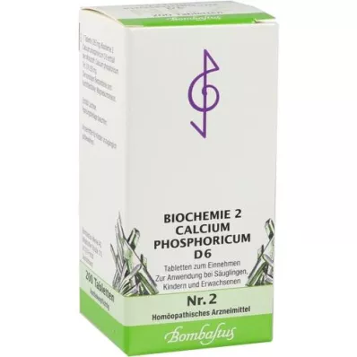BIOCHEMIE 2 Kalciumfosforicum D 6 tabletter, 200 st