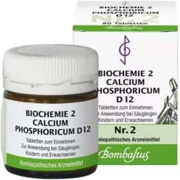 BIOCHEMIE 2 Kalciumfosforicum D 12 tabletter, 80 st