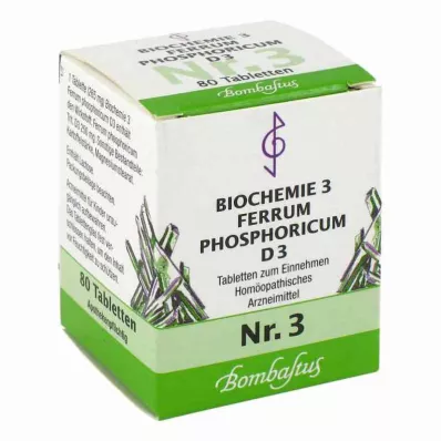 Biochemistry 3 Ferrum phosphoricum D3 tabletter (80 stycken)