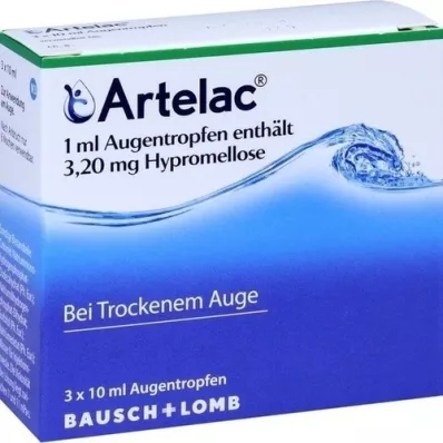ARTELAC Ögondroppar, 3X10 ml