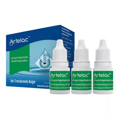 ARTELAC Ögondroppar, 3X10 ml