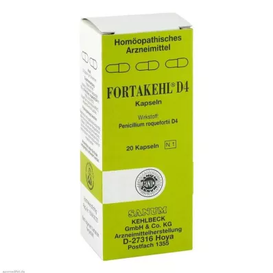 FORTAKEHL D 4 kapslar, 20 kapslar