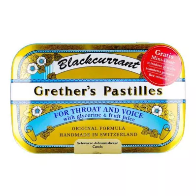 GRETHERS Svarta vinbär Guld zh.Past.tin, 440 g