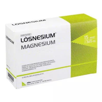 LÖSNESIUM Påse med brusande granulat, 20 st LÖSNESIUM Påse med brusande granulat, 20 st