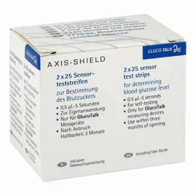 GLUCO TALK BZ-Strips Teststickor, 2X25 st