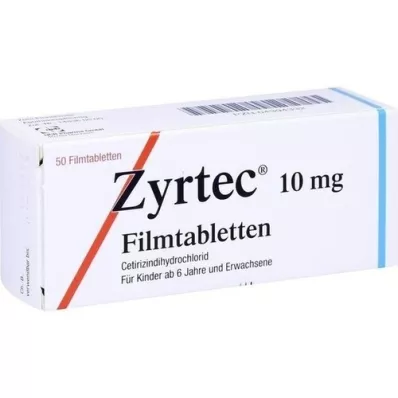 ZYRTEC Filmdragerade tabletter, 50 st