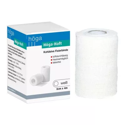 HÖGA-HAFT Fixeringsbandage 8 cmx4 m, 1 st