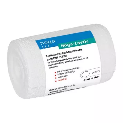 HÖGA-LASTIC Idealbandage 6 cmx5 m.cellofan, 1 st HÖGA-LASTIC Idealbandage 6 cmx5 m.cellofan, 1 st