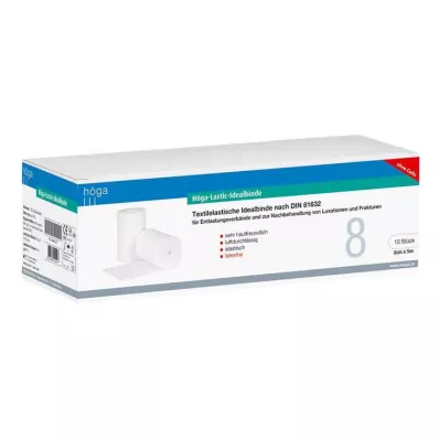HÖGA-LASTIC Idealbandage 8 cmx5 m utan cellofan, 10 st