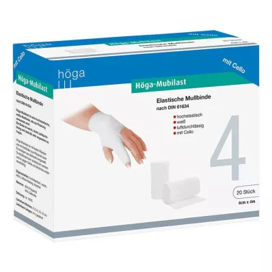 HÖGA-MUBILAST Fixeringsbandage 4 cmx4 m.cellofan, 1 st HÖGA-MUBILAST Fixeringsbandage 4 cmx4 m.cellofan, 1 st