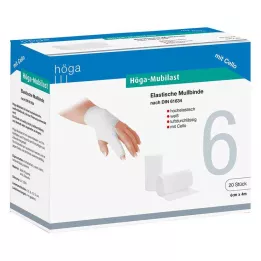 HÖGA-MUBILAST Fixeringsbandage 6 cmx4 m.cellofan, 1 st