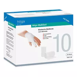 HÖGA-MUBILAST Fixeringsbandage 10 cmx4 m.cellofan, 1 st