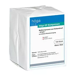 HÖGA-KOMPRESSEN OP 10x10 cm icke-steril 8x, 100 st