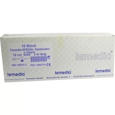 GIPSBINDE Temedia special 10 cmx3 m, 10 st