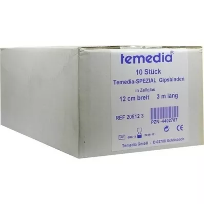GIPSBINDE Temedia special 12 cmx3 m, 10 st