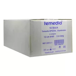 GIPSBINDE Temedia special 12 cmx3 m, 10 st