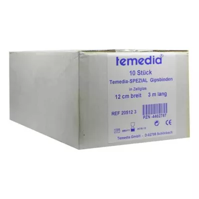 GIPSBINDE Temedia special 12 cmx3 m, 10 st