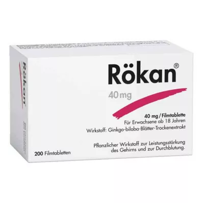 Rökan 40mg (200 stycken) Rökan 40mg (200 stycken)