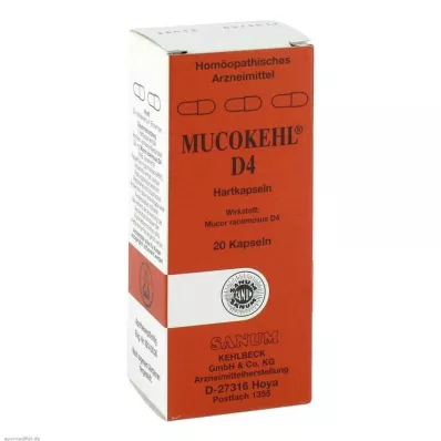 MUCOKEHL Kapslar D 4, 20 st