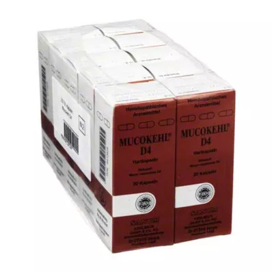 Mucokehl kapslar D 4, 10x20 st Mucokehl kapslar D 4, 10x20 st