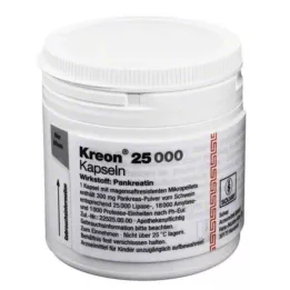 KREON 25 000 hårda kapslar med enterikaklädda pellets, 100 st