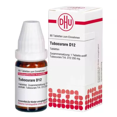 Tubocurare D12 tabletter (80 stycken) Tubocurare D12 tabletter (80 stycken)