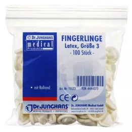 FINGERLING OP Latex storlek 3 rullad, 100 st