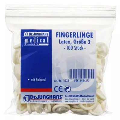 FINGERLING OP Latex storlek 3 rullad, 100 st FINGERLING OP Latex storlek 3 rullad, 100 st