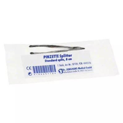 PINZETTE Splinter spetsig 8 cm, 1 st PINZETTE Splinter spetsig 8 cm, 1 st