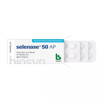 Selenase 50 AP tabletter, 20 st Selenase 50 AP tabletter, 20 st