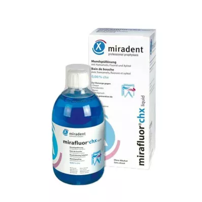 Miradent munvattenlösning mirafluor chx 0,06%, 500 ml Miradent munvattenlösning mirafluor chx 0,06%, 500 ml