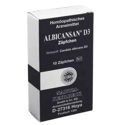 Albicansan D 3 stolpiller, 10 st