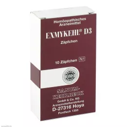 EXMYKEHL D 3 Suppositorier, 10 st