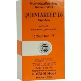 QUENTAKEHL D 3 Suppositorier, 10 st