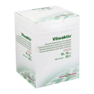 Vliwaktiv 10x10cm steril, 20 st Vliwaktiv 10x10cm steril, 20 st
