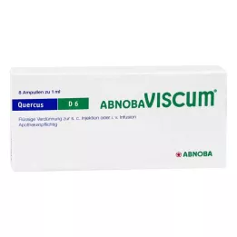 ABNOBAVISCUM Quercus D 6 Ampuller, 8 st