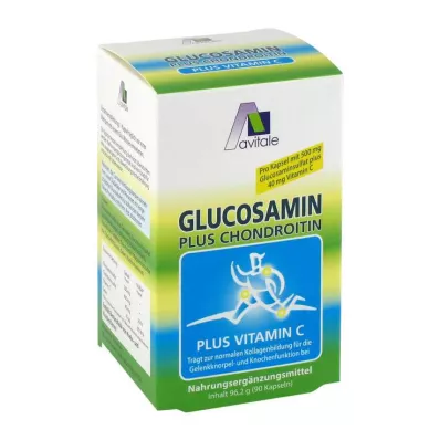 GLUCOSAMIN 500 mg+kondroitin 400 mg kapslar, 90 st
