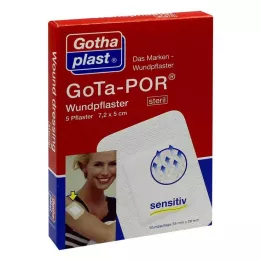 GOTA-POR Sårplåster 5x7,2 cm sterilt, 5 st