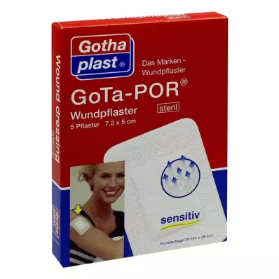 GOTA-POR Sårplåster 5x7,2 cm sterilt, 5 st GOTA-POR Sårplåster 5x7,2 cm sterilt, 5 st