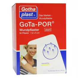 GOTA-POR Sårplåster 5x7,2 cm sterilt, 50 st