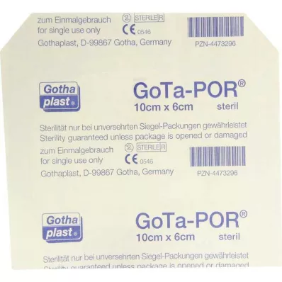 GOTA-POR Sårplåster sterilt 60x100 mm, 1 st