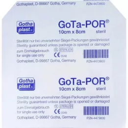 GOTA-POR Sårplåster sterilt 80x100 mm, 1 st