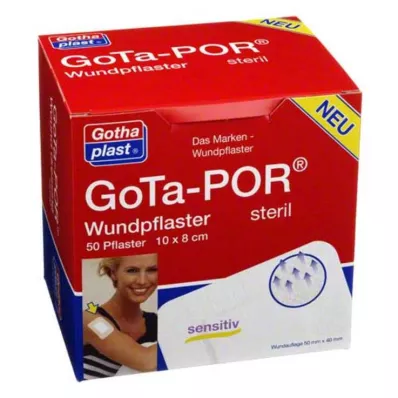 GOTA-POR Sårplåster sterilt 80x100 mm, 50 st