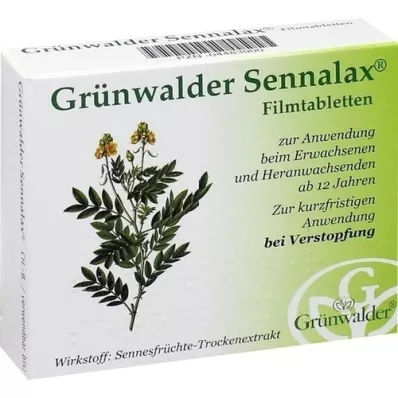 GRÜNWALDER Sennalax filmdragerade tabletter, 30 st