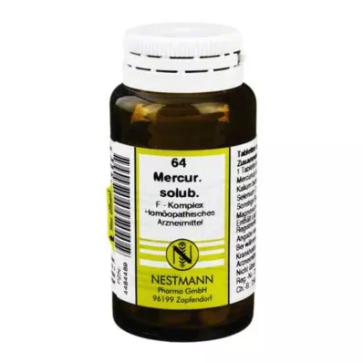 MERCURIUS SOLUBILIS F Complex No.64 Tabletter, 120 st MERCURIUS SOLUBILIS F Complex No.64 Tabletter, 120 st