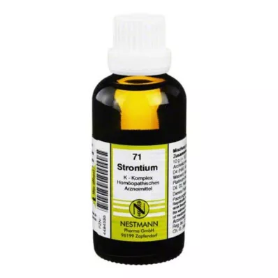 STRONTIUM K-komplex nr 71 Utspädning, 50 ml STRONTIUM K-komplex nr 71 Utspädning, 50 ml