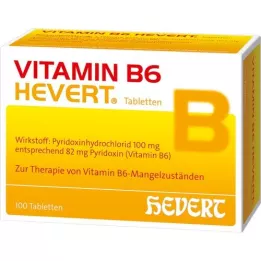 VITAMIN B6 HEVERT tabletter, 100 st